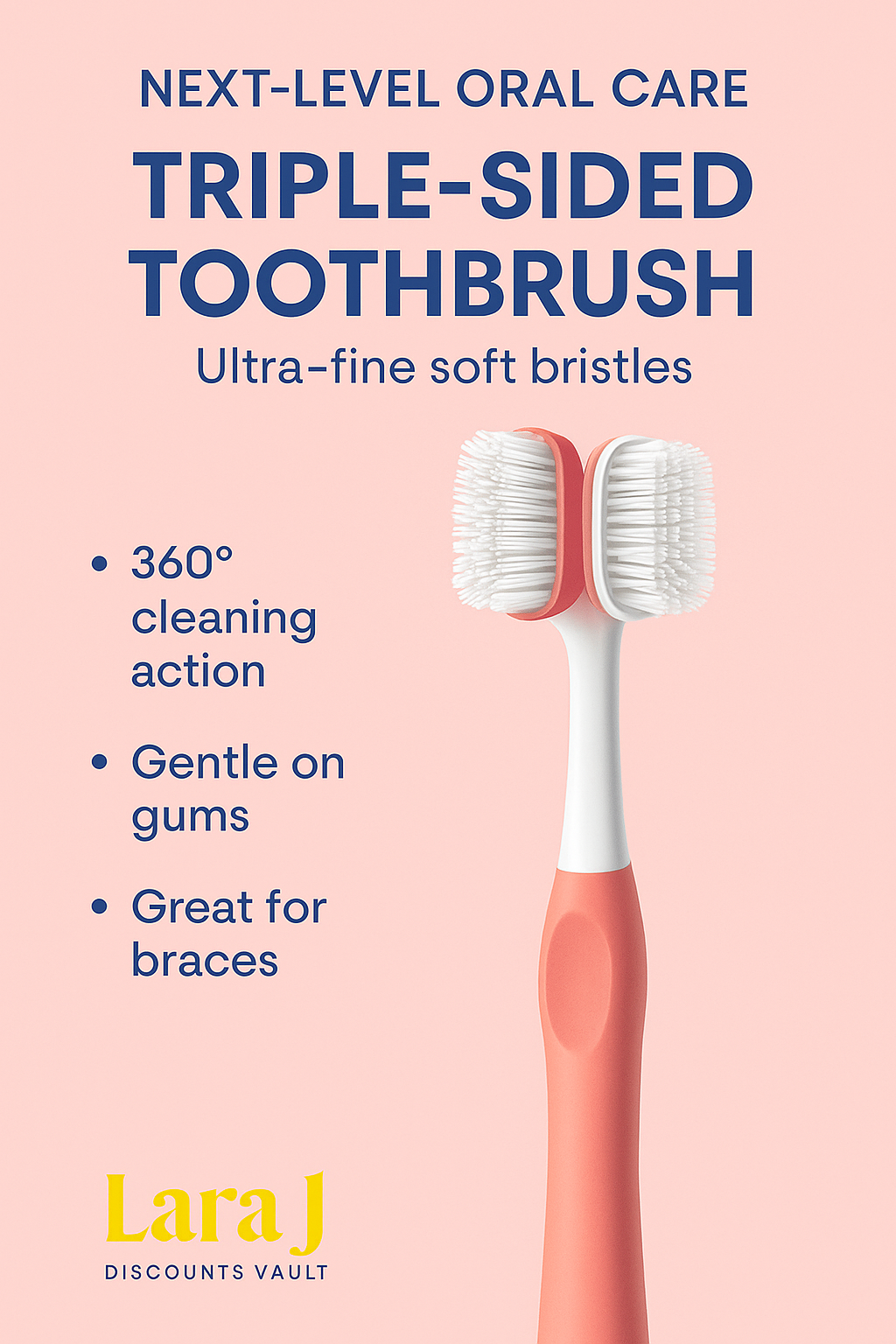 Triple-Sided Toothbrush